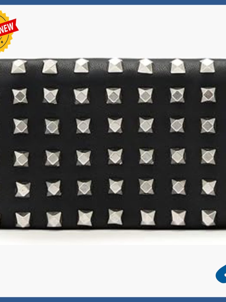 Compact Leather Wallet With Multiple Card Slots And Magnetic Closure